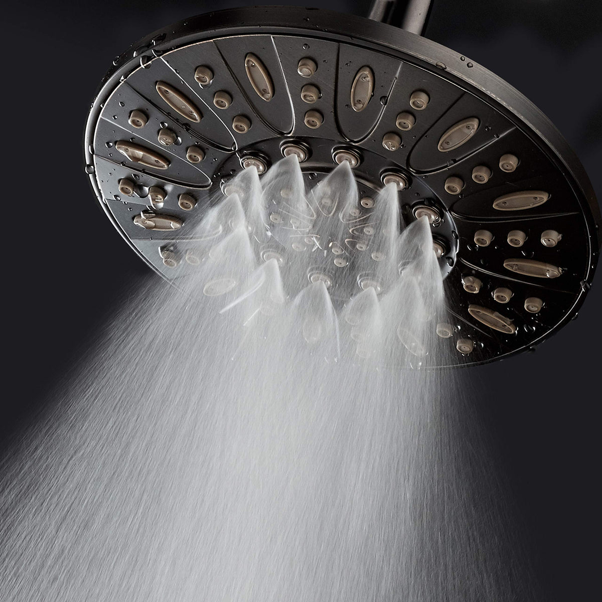 AquaDance tool-free installation fits standard shower arms in minutes