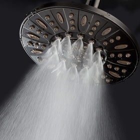 AquaDance tool-free installation fits standard shower arms in minutes
