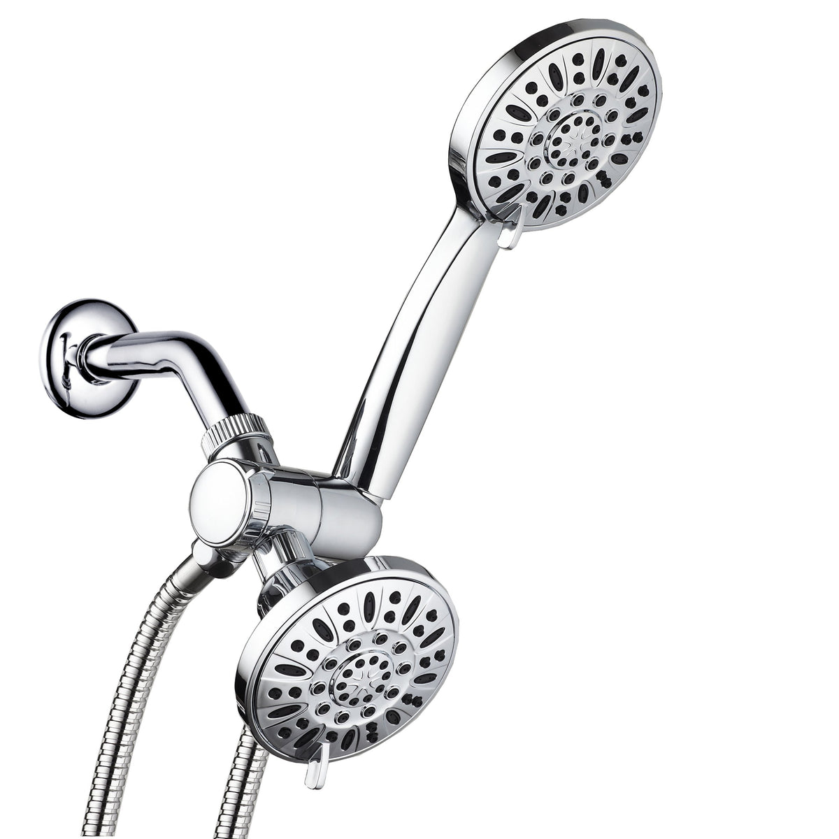 AquaDance 5 ft stainless hose with brass nuts for durable connections