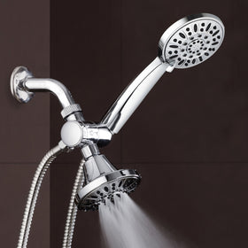 AquaDance patented 3-Way diverter enables smooth switching between showers