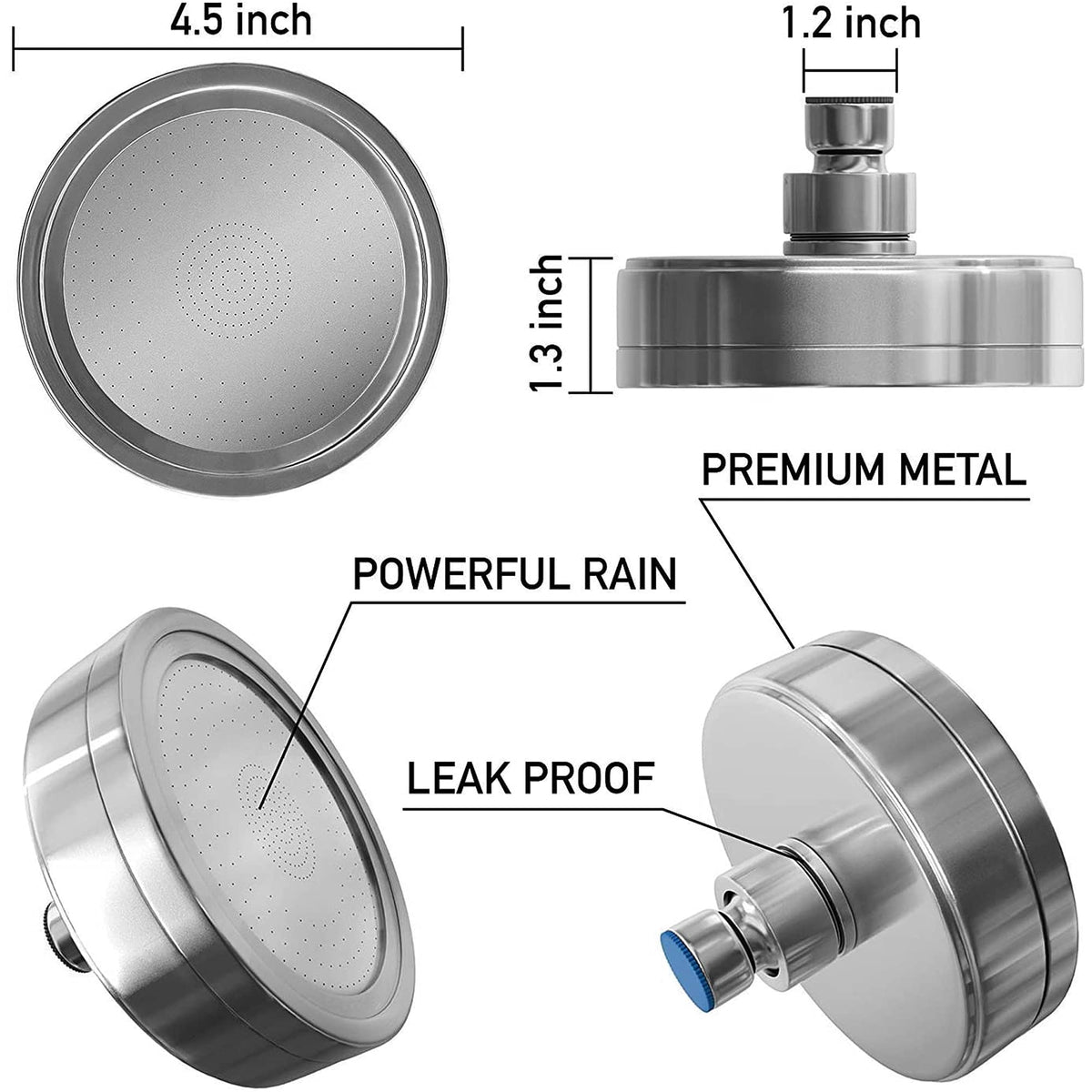 AquaHomeGroup high-output jet delivers strong, refreshing water flow