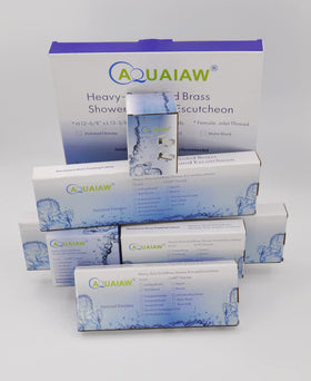 AQUAIAW round wall mount bracket designed for the handheld shower head.