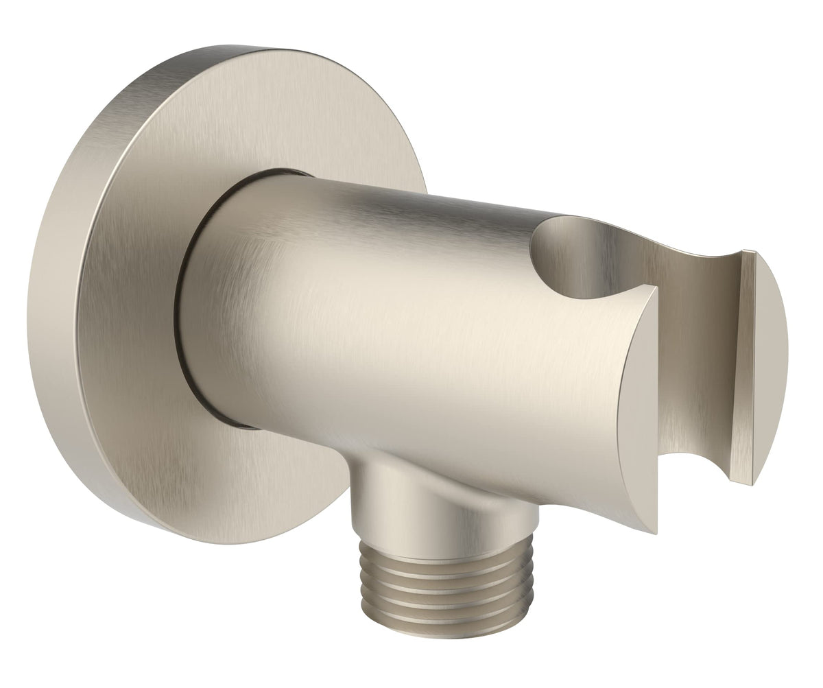 AQUAIAW wall supply elbow in brushed nickel with durable brass.