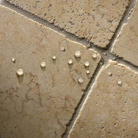 Aqua Mix Sealer's Choice Gold grout sealer protects joints in high-traffic areas