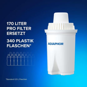 AQUAPHOR B15 reduces chlorine and heavy metals in tap water.