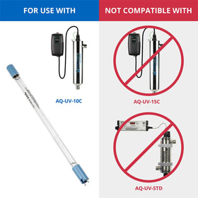 Aquasana AQ-UV-L330C lamp installed in UV system for ongoing disinfection.