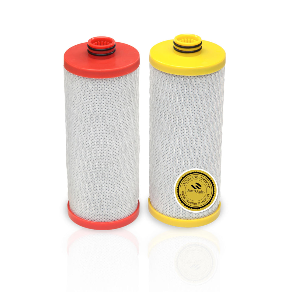 Aquasana Claryum 2-Stage replacement filter front view for cleaner, better-tasting water.