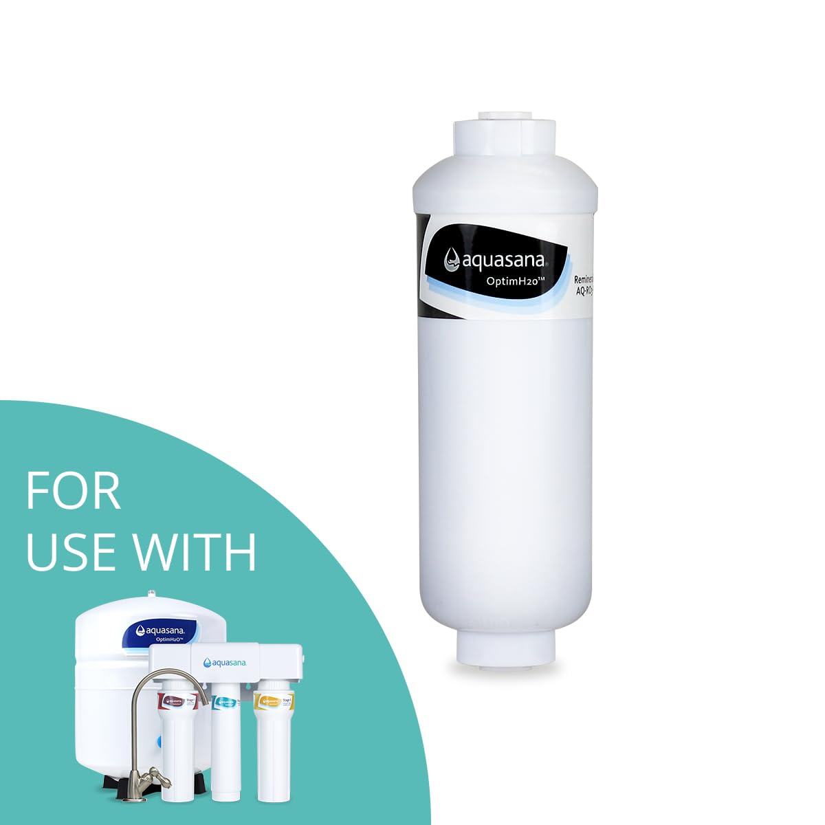 Aquasana AQ-RO3-RM remineralizer for OptimH2O RO system boosts mineral content
