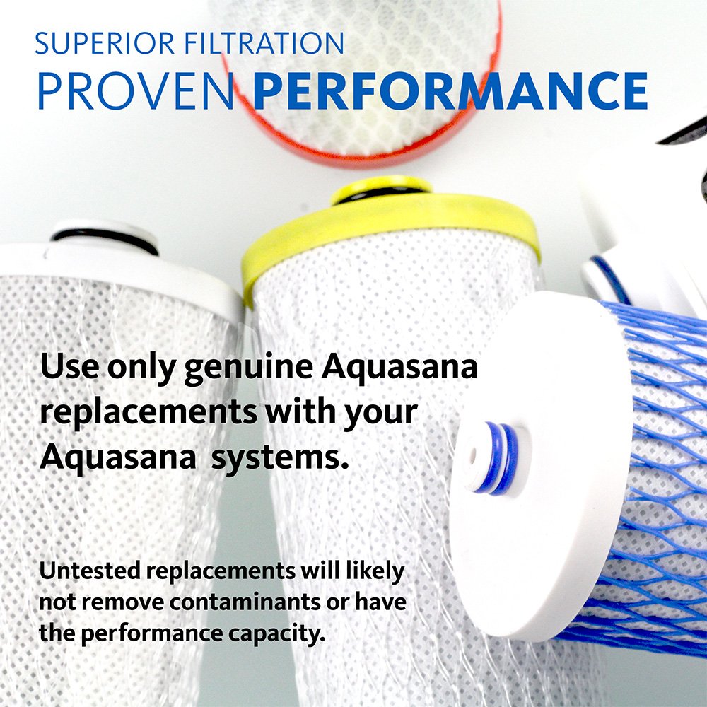 Aquasana Rhino whole-house system installation demonstrating compatibility with 10-inch filters
