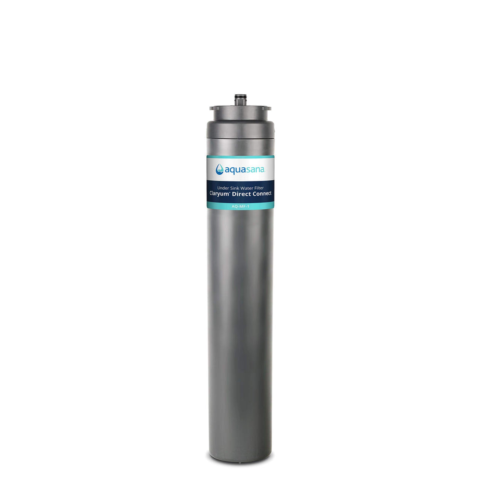 Aquasana under-sink filter replacement demonstrating quick DIY maintenance for clean drinking water