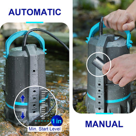 Aquastrong 1-1/4 inch NPT discharge with adapters for easy installation