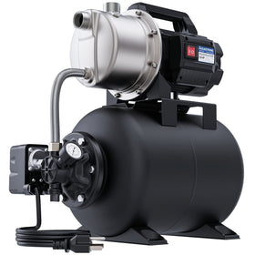 Aqualstrong 115V shallow well pump front view for reliable home water supply.