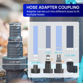 AquaStrong mechanical seal prevents leaks and extends life.