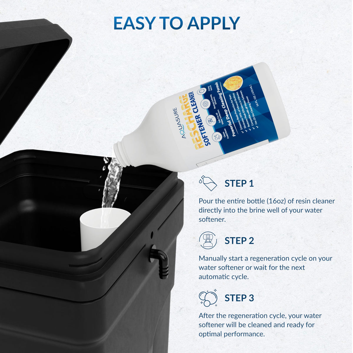 Aquasure Rescharge system-wide softener view compatible with many brands.