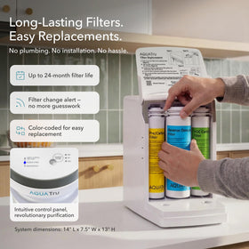 AquaTru eco-friendly hydration reduces plastic bottle waste.