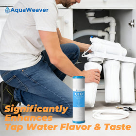 AquaWeaver BPA-free coconut carbon construction for safe filtration.