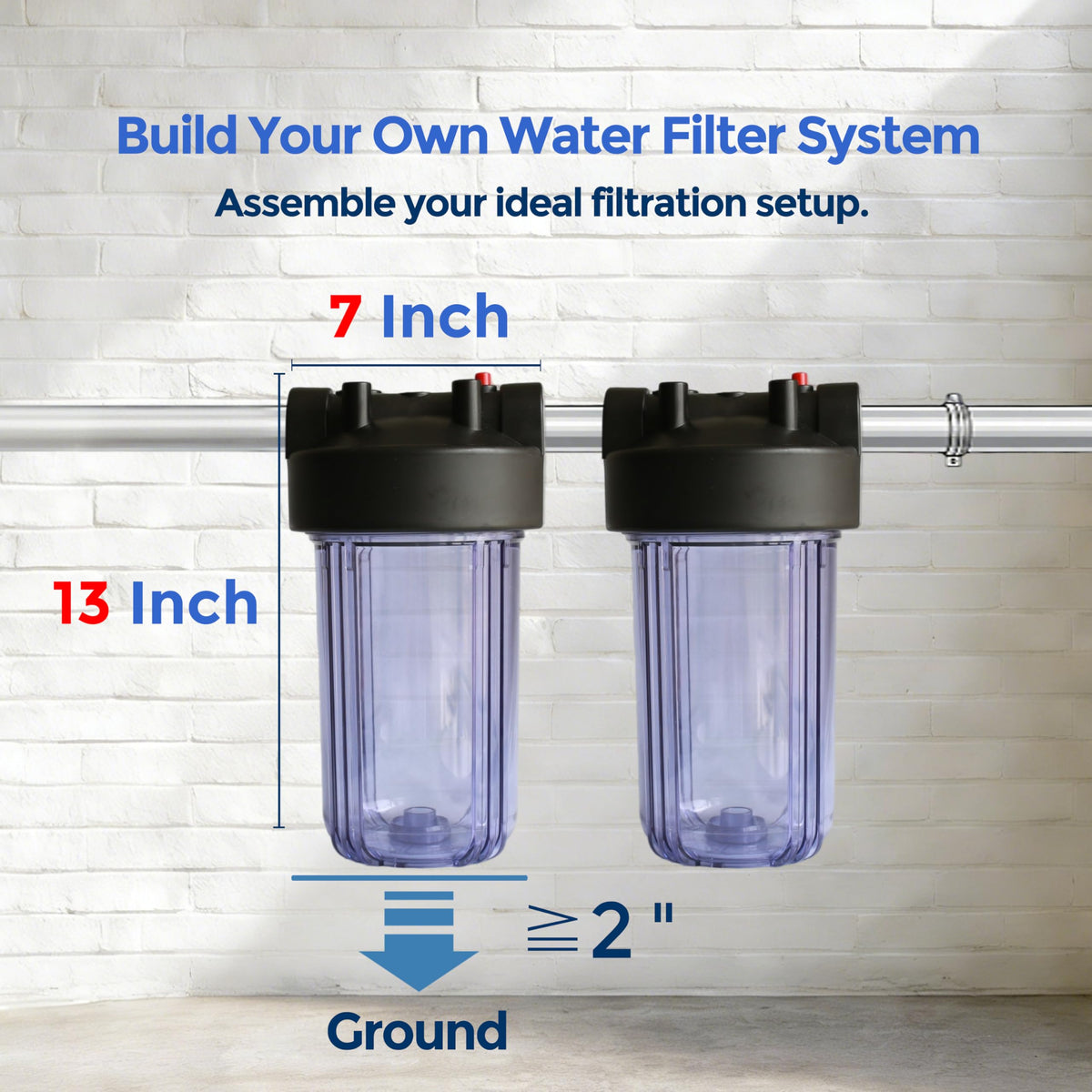 AquaWeaver WH-C10HD mounting bracket and wrench simplify setup.