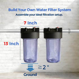 AquaWeaver WH-C10HD mounting bracket and wrench simplify setup.