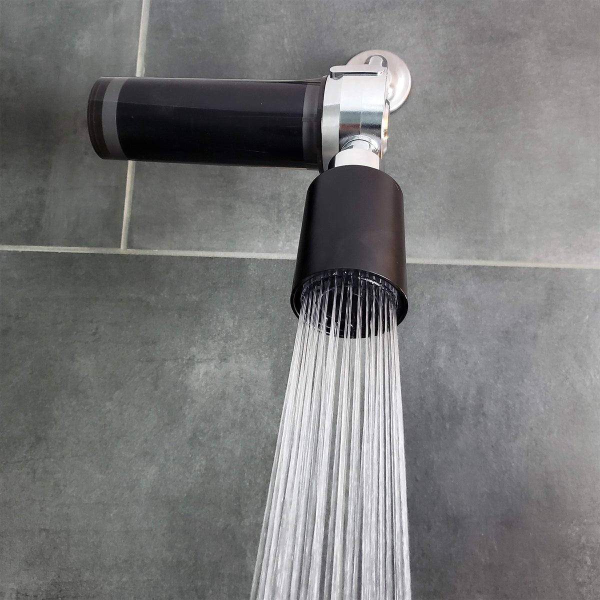 AQUAYOUTH 2.0 modern shower filter design enhances durability and bathroom aesthetics.