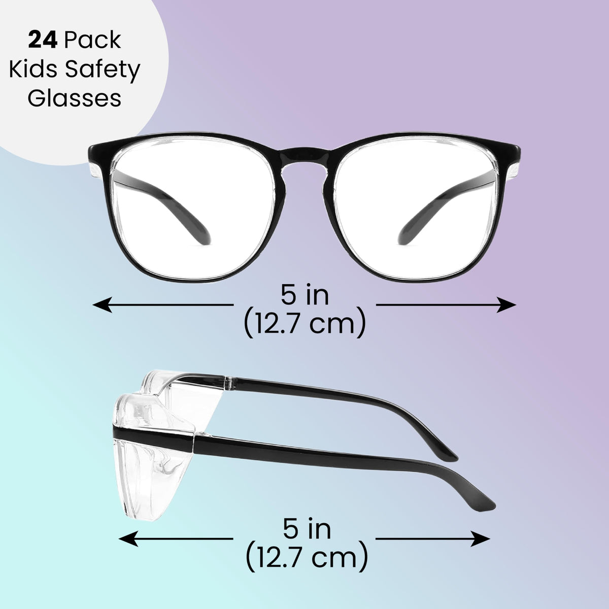 Aqulius Kids Safety Glasses durable frames designed for everyday wear and active play.