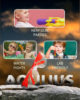 Aqulius Kids Safety Glasses worn by children during learning and play.