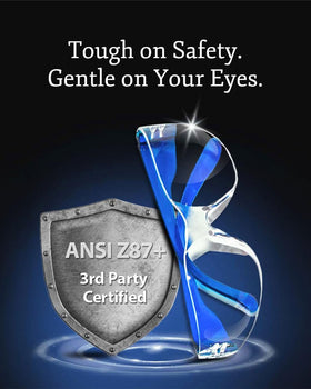 Aqulius safety glasses scratch-resistant lenses maintain clarity during tough jobs