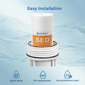 AquaWeaver 5 micron filter supports compatibility with many brands