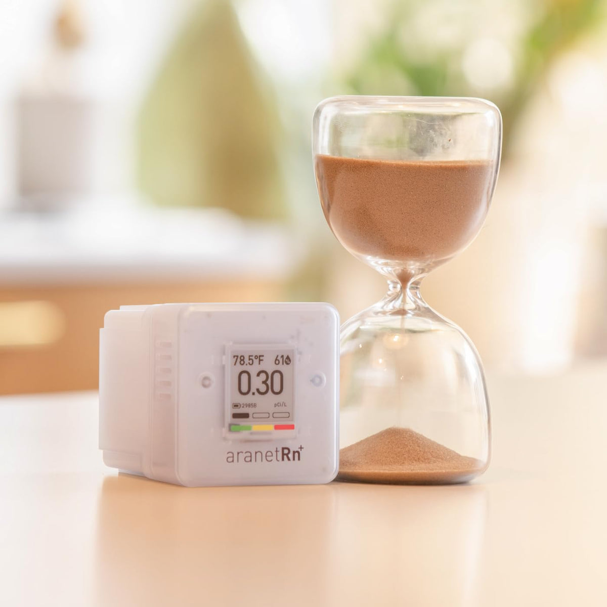 Aranet SAF radon detector home supports dual units for radon measurement.