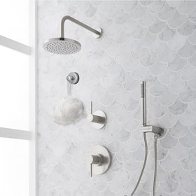 ARBELLE INNOVATIONS suction hooks for towels and loofahs on bathroom walls.
