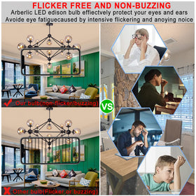 Arberlic G16.5 high-CRI 85+ bulb enhances true colors in fixtures.
