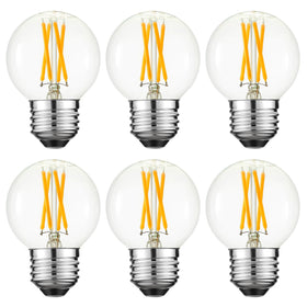 Arberlic G16.5 cross-filament Edison bulb with clear glass for warm, inviting lighting.