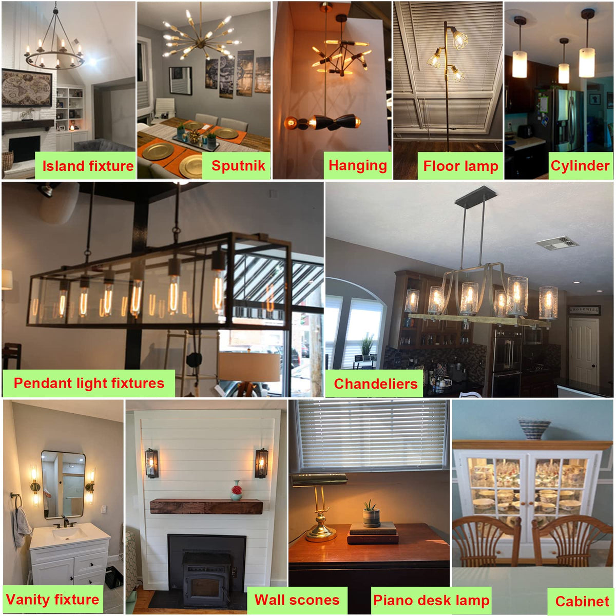 Arberlic indoor-outdoor E26 compatible lighting