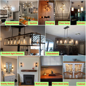 Arberlic indoor-outdoor E26 compatible lighting