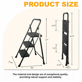 Arbusb Step Ladder convenient handle for effortless transport.