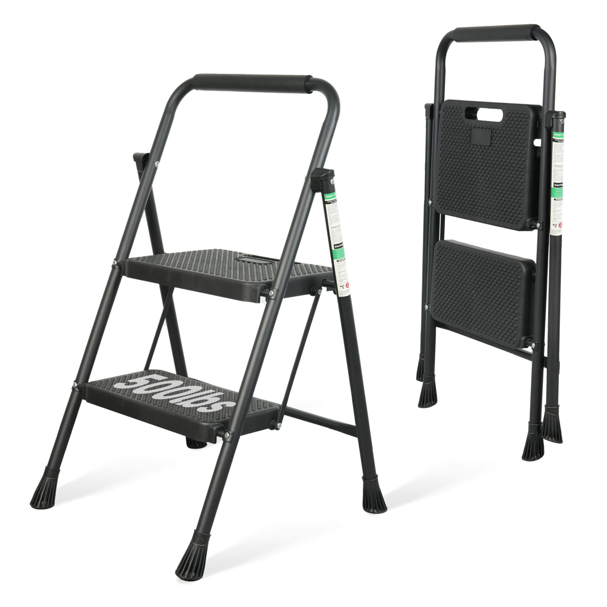 Arbusb Step Ladder open with wide anti-slip pedals for stable standing.