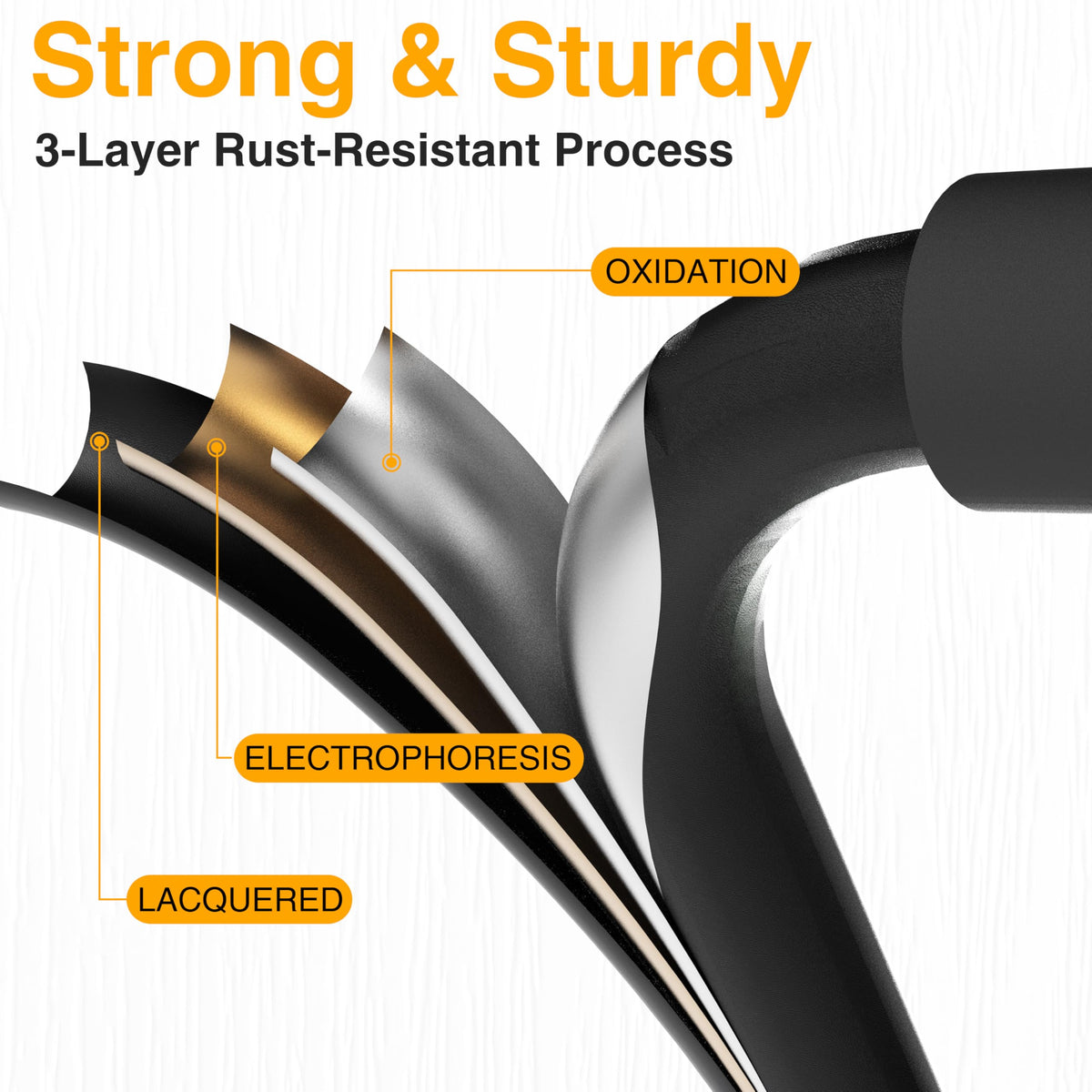 Arbusb Steel construction provides durable, reliable support during use.