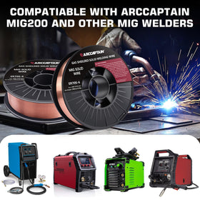 ARCCAPTAIN 10 lb spool ready for automotive and metal fabrication projects