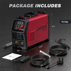 ARCCAPTAIN 220A welder safety tests and ANSI FCC certified.
