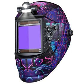 ARCCAPTAIN large 394x366 screen view improves weld visibility for precise work.