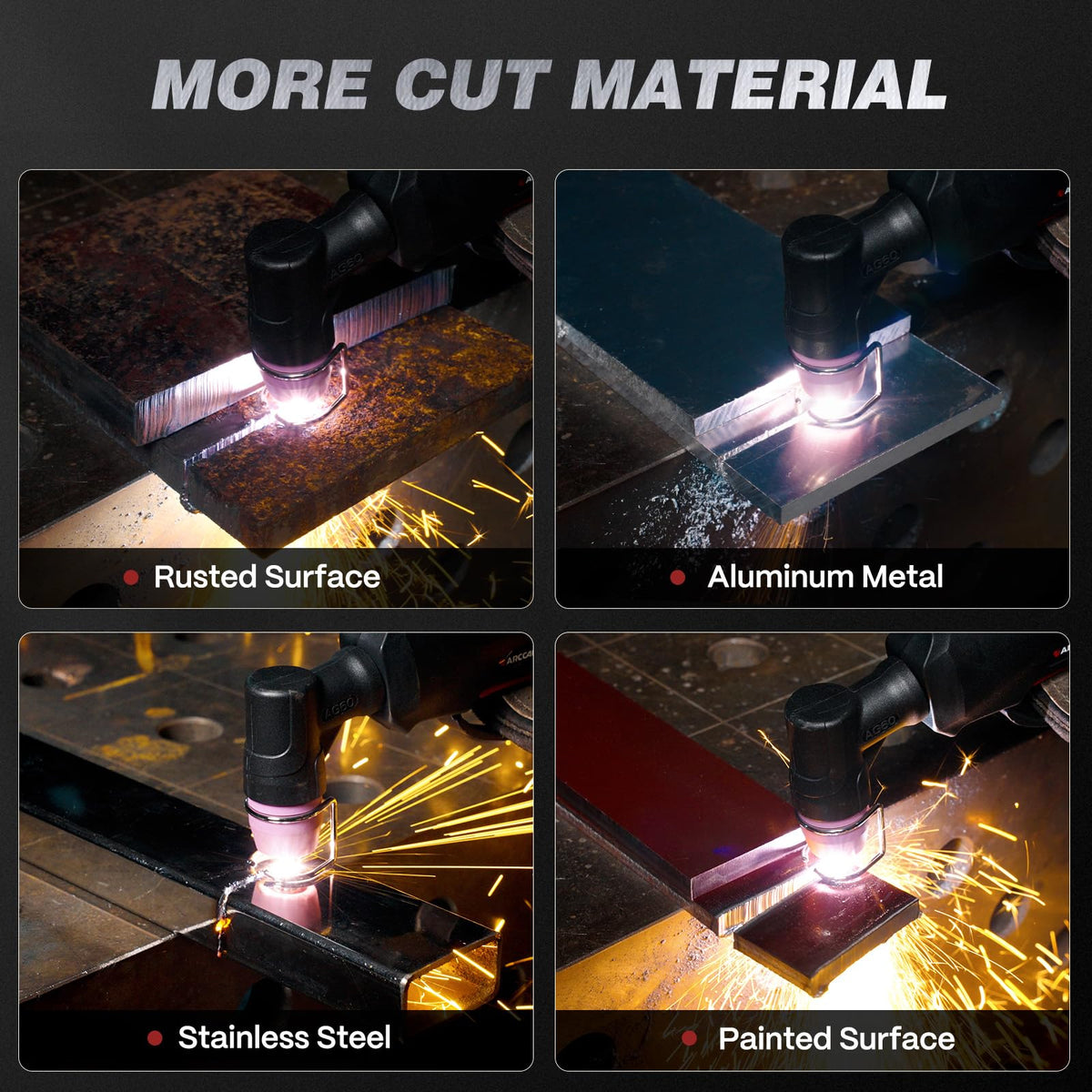 ARCCAPTAIN 55A 2T/4T modes help beginners cut hands-free