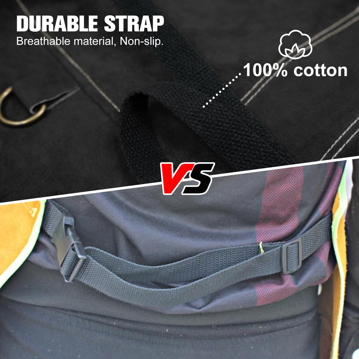 ARCCAPTAIN adjustable waist strap fits a range of sizes for comfort