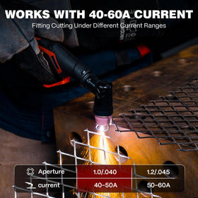 ARCCAPTAIN AG-60 nozzle 0.040 inch enables precise, smooth cuts.