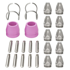 ARCCAPTAIN AG-60 shield cups improve torch stability for cleaner cuts.