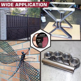 ARCCAPTAIN arc-stability MIG wire provides a stable arc for easy control