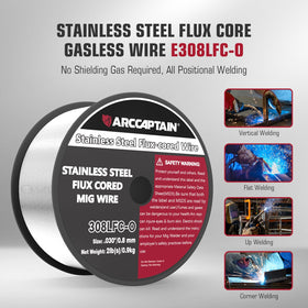 ARCCAPTAIN arc stability during stainless MIG welding enhances bead quality.
