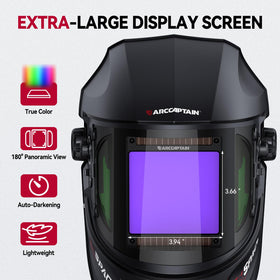 ARCCAPTAIN panoramic helmet view for all-angle welding surveillance