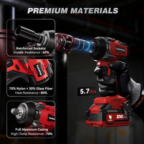 ARCCAPTAIN auto-stop reverse feature improves control and safety during loosening.
