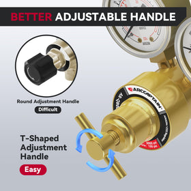ARCCAPTAIN CGA580 inlet with filter reduces impurities for lasting accuracy