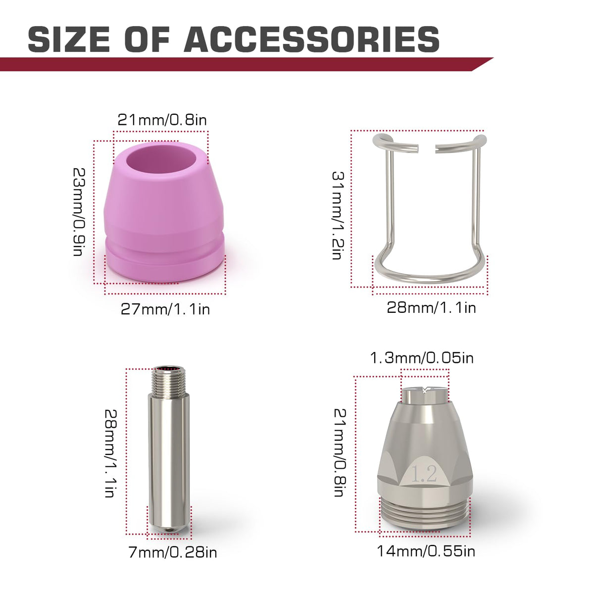 ARCCAPTAIN AG-60 tips fit multiple CUT series models for versatility.