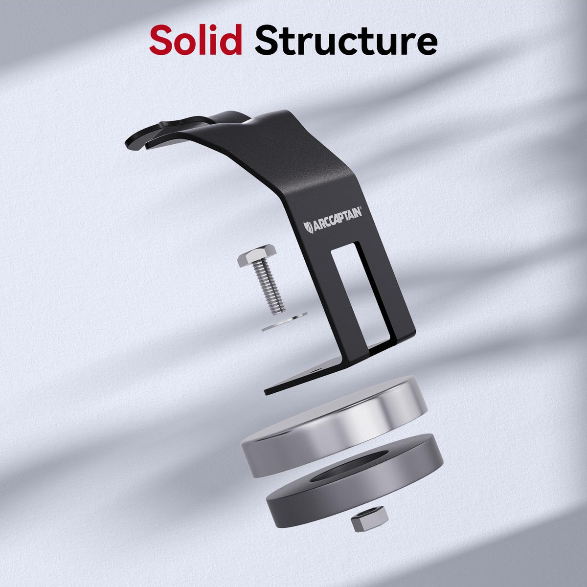 Durable mild steel with black finish and polished base by ARCCAPTAIN